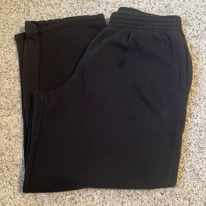 Black drawstring sweatpants. Brand Jordan. Size XXL.